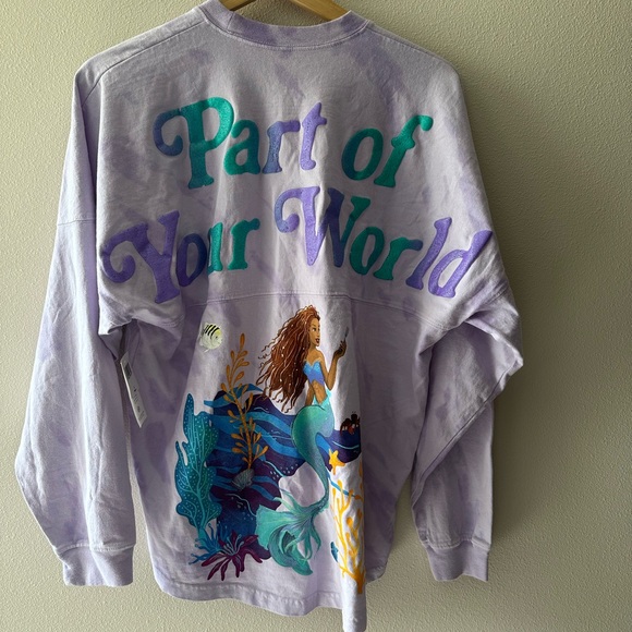 NWT Disney Parks spirit jersey live action little mermaid part of your world S - Picture 7 of 7
